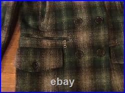 1930s 40s Sears Hercules Wool Jacket With Talon Zipper Pocket RARE Japan Grade