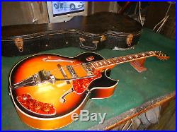 1960's Vintage Kawai Electric Guitar Jazz Jumbo Japan Single cut