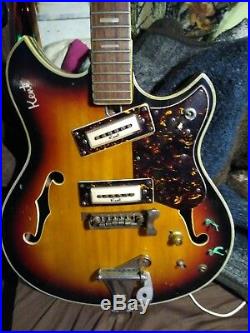 1960s Kent Model 820 Vint vintage electric guitar Japan kawai flame maple