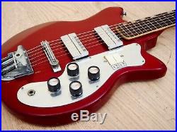 1960s Teisco MJ-2L Vintage Electric Guitar Japan, Guyatone Pickups