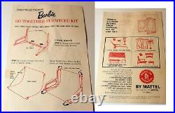 1964 MISS BARBIE DOLL BOX SWING WIG CAP INSTRUCT's SLEEPY EYED 3 Leg Bends