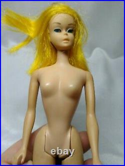 1966 Color Magic Barbie doll yellow hair, High Color Vintage 60's Japan