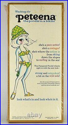 1966 Hasbro Near Mint PETEENA The Poodle in a bikini with box Unopened