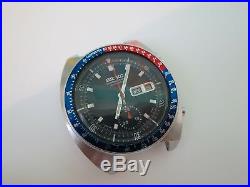 1972 Seiko 6139-6002 Pepsi Pogue Automatic Chronograph Day Date Head Only