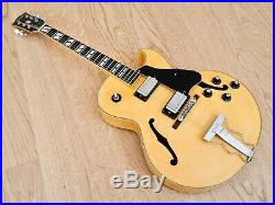 1974 Greco N-60 Vintage Hollowbody Archtop Guitar Blonde ES-175 Japan Fujigen