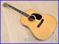 1975 Morris W-45 Vintage Dreadnought Acoustic Guitar Japan Terada with Case