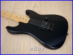 1980s Charvel by Jackson Model 1 Super Strat Vintage Electric Guitar Black Japan