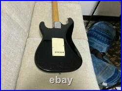 1983 Fender JV Japan Vintage Stratocaster Electric Guitar Black ST62