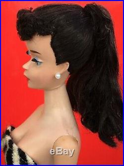 # 3 PONYTAIL BARBIE brunette vintage! 1960