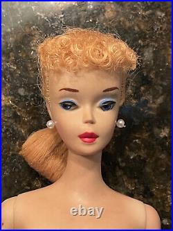 #3 Ponytail Barbie Vintage Doll Blonde 1960