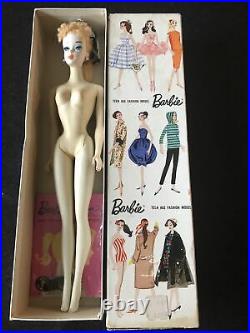 3 VINTAGE BLONDE PONYTAIL BARBIE DOLL 3 with Swimsuit Box and Accessories