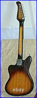 60's Vintage'RODEO' ELECTRIC GUITAR-by Teisco, Japan 1961 -Jazzmaster Style