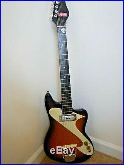 60's Vintage Zenon Victoria (ZES-60) electric guitar silver foil pickup Japan