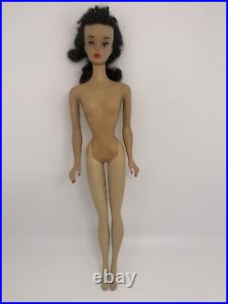 #850 Ponytail Barbie Brunette #3 Patent Pending Mattel Ponytail Doll Nipples OSS