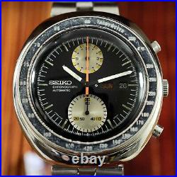 All Original Seiko 6138-0011 Ufo Chronograph Large Automatic Quickset Day Date