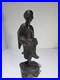 Antique Carving Chinese Fisherman Wood Intricate Beautiful 12 Inches