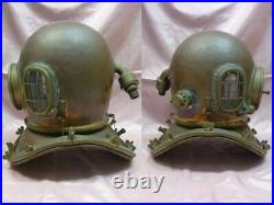 Antique Interior Used from Japan Toa Divers Diving Helmet Vintage