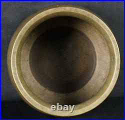 Antique Japan bronze Koboshi vase 1890 fine hand craft