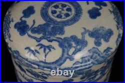 Antique Japan ceramic food box Jyubako 1880s Bento art craft