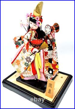 Antique Japanese Geisha Doll DANCE Kimono Vintage Hina doll