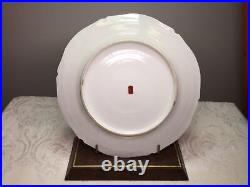 Antique Japanese Satsuma Porcelain Plate Moriage 10 Signed