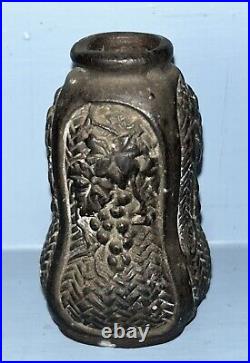 Antique Vtg Nippon Ceramic Bottle Japanese Asian Art 1940s Historical