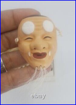 Antique mini masks made in japan