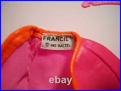 Barbie PINK LIGHTNING #1231 1969 Francie Vintage Fashion Stockings Japan BOOTS