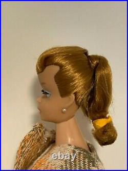 Barbie Teen Age Fashion Model Stock No. 850 1962 by Mattel Redhead Ponytail