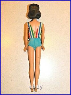 Barbie VINTAGE Brunette SIDEPART AMERICAN GIRL Bend Leg BARBIE Doll