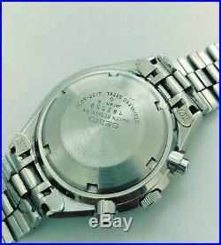 Beautiful Seiko Panda Ref 6138-8020 Automatic Chronograph Japanese Watch 1975