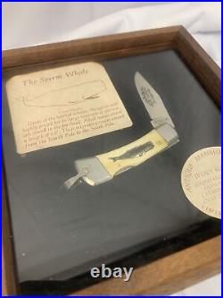 Beautiful knife vintage antique mammoth tusk knife Japan Sperm Whale