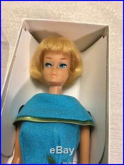 C1965 #1070 Mattel Barbie Vintage American Girl Light Blonde Turquoise with Camera