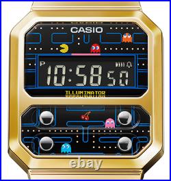 Casio Vintage x BANDAI PAC-MAN Limited A100WEPC-1B Collector Watch IN HAND