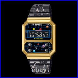 Casio Vintage x BANDAI PAC-MAN Limited A100WEPC-1B Collector Watch NWT