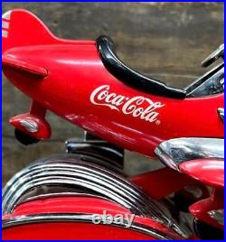 Coca Cola Airplane Musical Bank Collector's Item Vintage Antique JAPAN USED