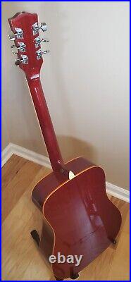 Conqueror Hummingbird Vintage Acoustic Guitar Gibson Clone Made In Japan
