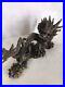 DRAGON Bronze Japan Buddhist Vintage Antique Statue Object Ornament 1120 cm F/S