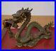 DRAGON Bronze Japan Old Buddhist Vintage Antique Statue Object Ornament F/S JP