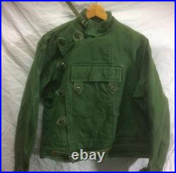 Dead stock 60s Swedish Army Motorcycle jacket Vintage from Japan free shipping