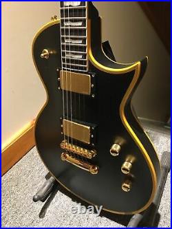 ESP Eclipse E-II DB Vintage Black Electric Guitar Excellent Condition 2019 M. I. J