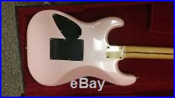 ESP M-I Vintage Guitar in Long Body Hard Case Excellent Pearloid Pink