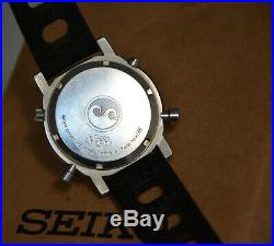 Extremely Rare Seiko Chronograph watch 7a28-7090 Yacht Timer Vintage