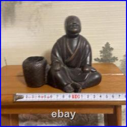 FARMER BIZEN Ware Pottery Statue 4.7 inch Japan Vintage Figurine Figure Ornament