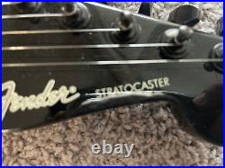 Fender Contemporary Stratocaster Vintage 1985 Black MIJ Japan EMG Guitar