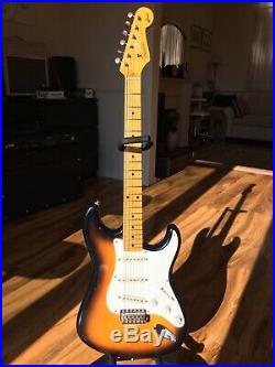 Fender Stratocaster 1st Squier Series JV, 1982, two tone sunburst 57 vintage