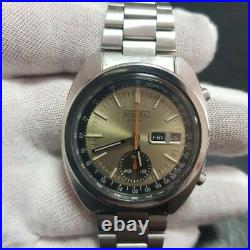 Full Original Vintage Seiko Chronograph 6139-6012 from May 1977 Serviced Gold