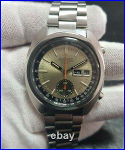 Full Original Vintage Seiko Chronograph 6139-6012 from May 1977 Serviced Gold