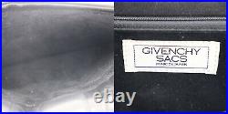 GIVENCHY SACS Logos Quilted Shoulder Bag Black Leather Japan Authentic #NN120 Y