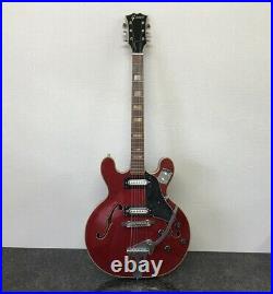 GRECO EG-135 Hollow Body see-through red 60's Japanese Vintage RARE